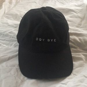 Black baseball cap